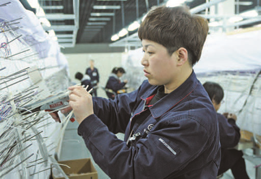 双手织就航空梦——记全国三八红旗手、雷火体育(中国)沈飞线束厂技师郑秋菊 双手织就航空梦——记全国三八红旗手、雷火体育(中国)沈飞线束厂技师郑秋菊
